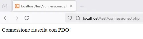 connessione con PDO connessione con PDO