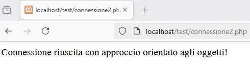 connessione oop connessione oop